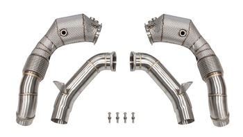 Downpipe BMW M850I/XI G14 G15 G16/M550i G30 / M650i / M750i G11 G12 s OPF N63 + tepelný štít