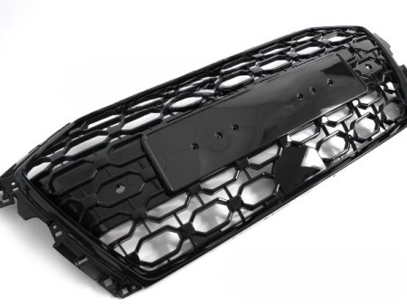 Audi A3 8Y Hatchback / Sedan 2019-2024 černá lesklá přední maska chladiče