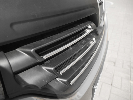 Lišty přední masky Grill Renault Trafic 2014+