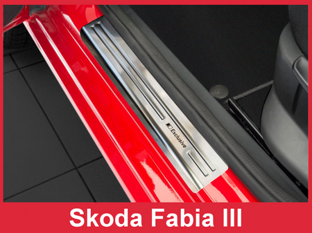 Škoda Fabia 3 prahové lišty (ocel)