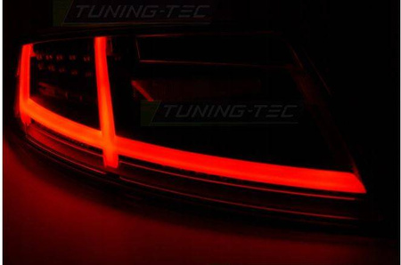 Audi tt 06-14 červená bílá led bar dts lampy