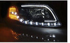 Světlomety Audi A4 B7 04-08 led trubice chrom
