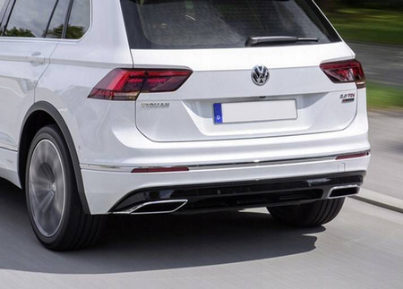 Lišty zadního nárazníku Volkswagen Tiguan 2016+