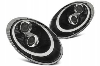 Porsche 911 (997) Černé trubicové světlomety