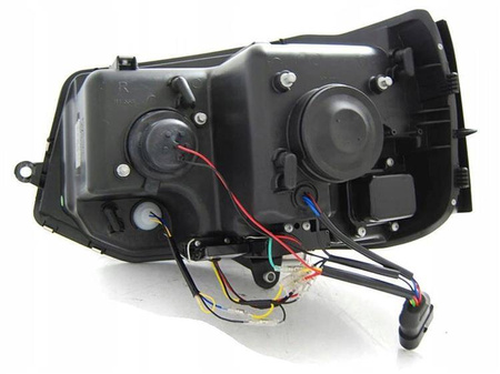 Světla Vw T5 2010-2015 vedl trubice černá t6 vzhled dts