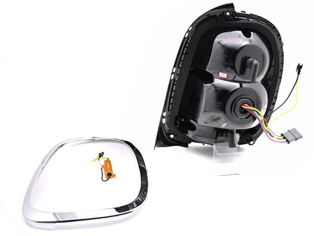 LED zadní světla Red Smoke Seq Fit pro Mini Cooper F55 F56 F57 14-17 6kolíkový