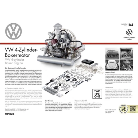 Porsche 911 TURBOMOTOR - model motoru pro montáž