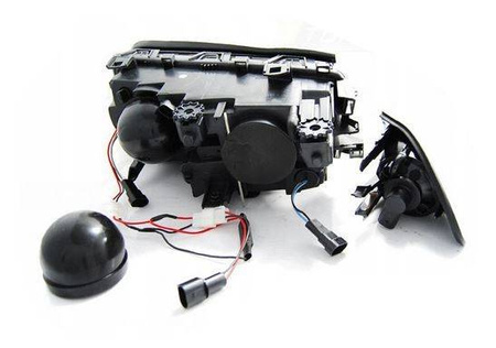 Světlomety BMW E46 Angel Eyes LED B