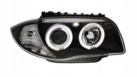 Světlomety BMW E87 E81 Ringi Black