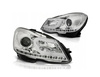 Světlomety Mercedes W204 11-14 CHROME LED