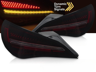 Zadní LED světla pro Mercedes CLA C117 13-16 černá červená kouřová