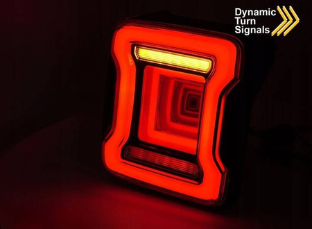 Červené LED svítilny pro CHRYSLER JEEP WRANGLER