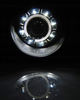 Světlomety Vw Lupo 98-05 Chrome Led Ringi