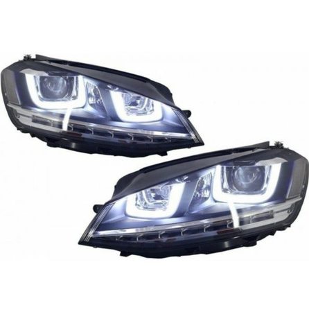 SVĚTLOMETY PRO VW GOLF VII 13-17 U-STYLE LED
