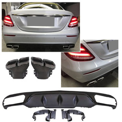 DIFUZOR MERCEDES W213 E63 AMG VZHLED ČERNÁ