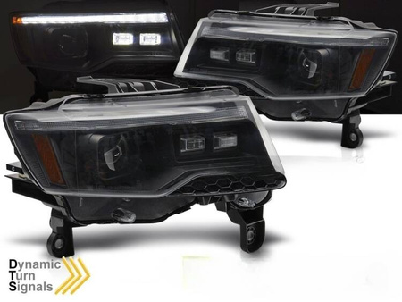 LED chromové lampy pro Jeep Grand Cherokee WK 14-21