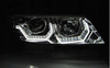 BMW E90 E91 05-08 vedl chromované kroužky 3d lampy