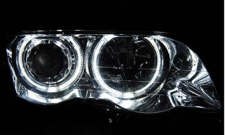 Světla Bmw E46 98-01 Sedan Ringi Led Chrome