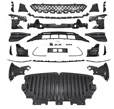 Sportovní přední nárazník pro Mercedes w206 C-class 21-
