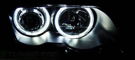 Světlomety BMW E46 Angel Eyes LED B
