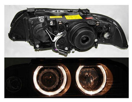 Světlomety BMW E39 ANGEL EYES D2S /