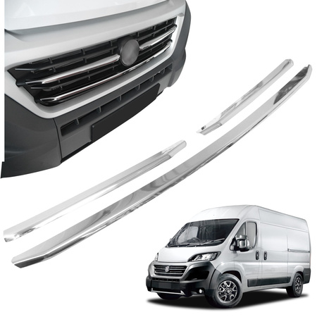 Přední figuríny proužky Grill Fiat Ducato 2014+