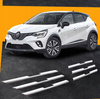 Ozdobné lišty mřížky přední masky pro RENAULT CAPTUR II 2020-