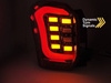 LED žárovky Subaru Forester IV 13-18 RED WHITE