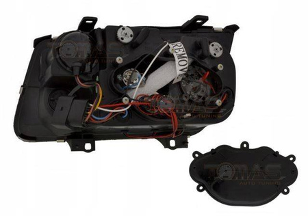 Světlomety VW Bora BLACK RINGI