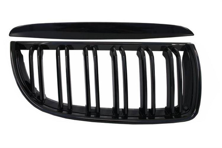 MŘÍŽKA (LEDVINOVÁ) BMW E90 E91 05-08 LESKLÁ ČERNÁ