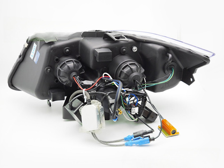 Světlomety BMW E90/E91 LCI 09-11 chromované
