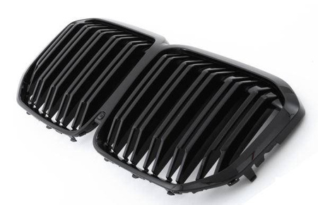 LEDVINOVÁ MŘÍŽKA BMW X7 G07 DVOJITÁ LESKLÁ ČERNÁ X6M OPT