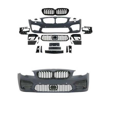 BODY KIT BMW F10 21 M5 CS LOOK G30 ČERNÉ KONCOVKY