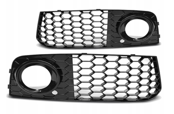 Rámeček mřížky halogenů černý Audi A4 B8 RS-STYLE