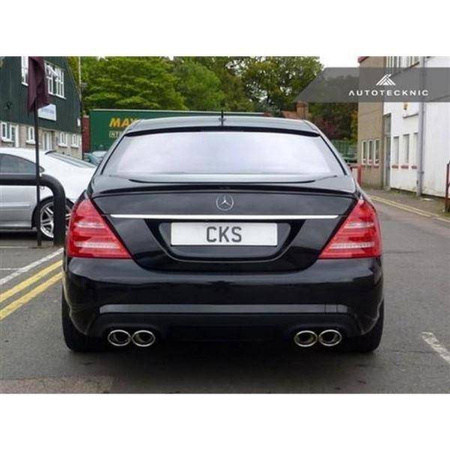 SPOILER MERCEDES W221 06-11 KUFR ABS LESKLÁ ČERNÁ