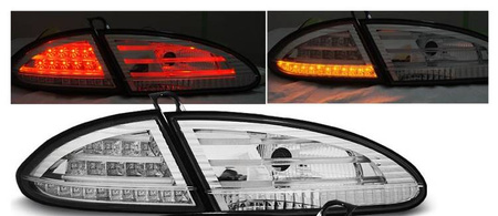 LED světla Nový Seat Leon 05-09 Chromovaná led světla