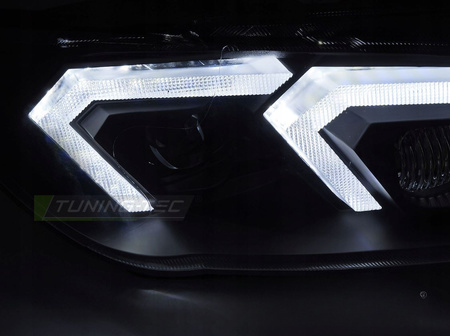 Světlomety LED DRL pro BMW E92 E93 LCI (2010-2013) - Náhradní xenonové světlomety, černé