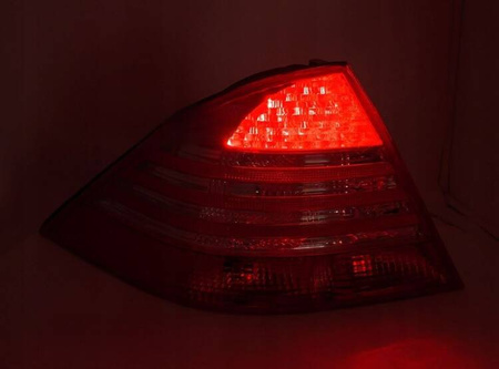 Svítilna diodová ČERVENÁ-BÍLÁ LED do Mercedes W220 98-05