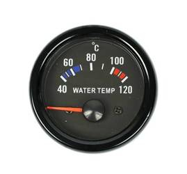 Vzhled hodin teploty vody VDO