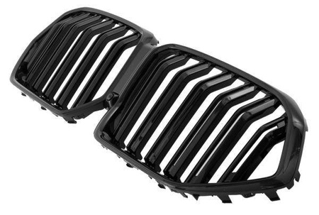 LEDVINOVÁ MŘÍŽKA BMW X6 G06 DVOJITÝ LESKLÝ VZHLED X6M