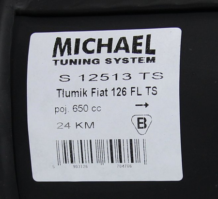 Tlumič Michael 126p FL maluch bas attest nerezová ocel