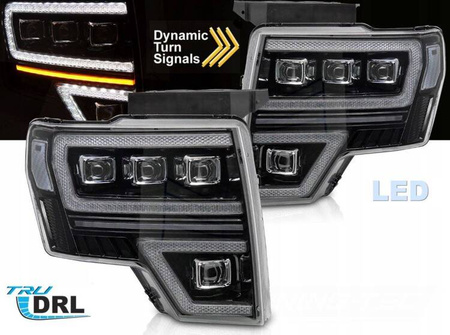 Full LED světlomety pro Ford F150 MK12 08-14