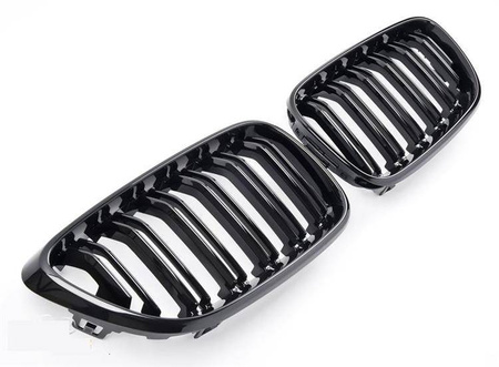 MŘÍŽKA (LEDVINOVÁ) BMW F22 F23 ČERNÁ LESKLÁ VZHLED M2