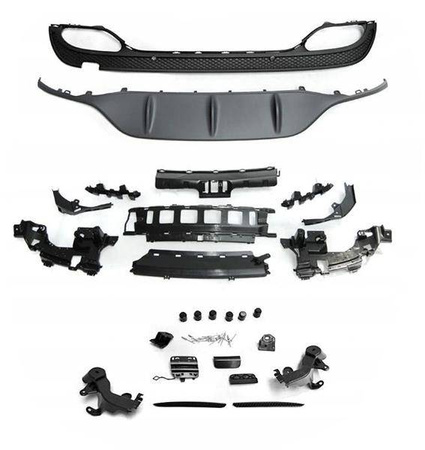 Zadní nárazník sportovní pdc pro Mercedes W205 2014-