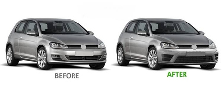 PŘEDNÍ NÁRAZNÍK PRO VW GOLF 7 13-17 SPORT PDC