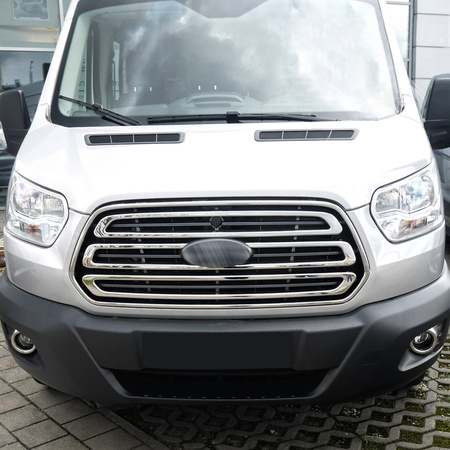 Lišty přední masky GRILL Ford Transit 2013+