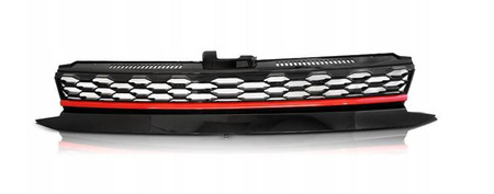 Přední mřížka Vw Golf 7 VII 17- GTI Style Red Lift