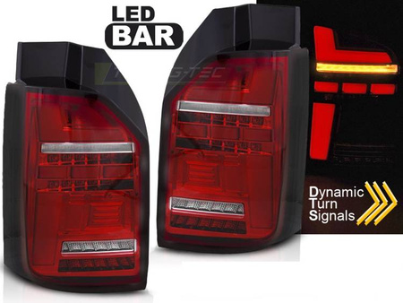 LED BAR ZADNÍ SVĚTLA ČERVENÁ BÍLÁ SEQ VW T6 15-19 OEM ŽÁROVKA