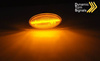 Boční led indikátory. Peugeot 107 206 307 Citroen C1 C2 C3 C4