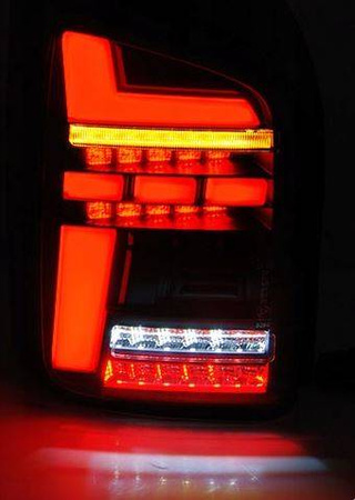 ČERVENÁ BÍLÁ LED lišta pro VW T6 15-19